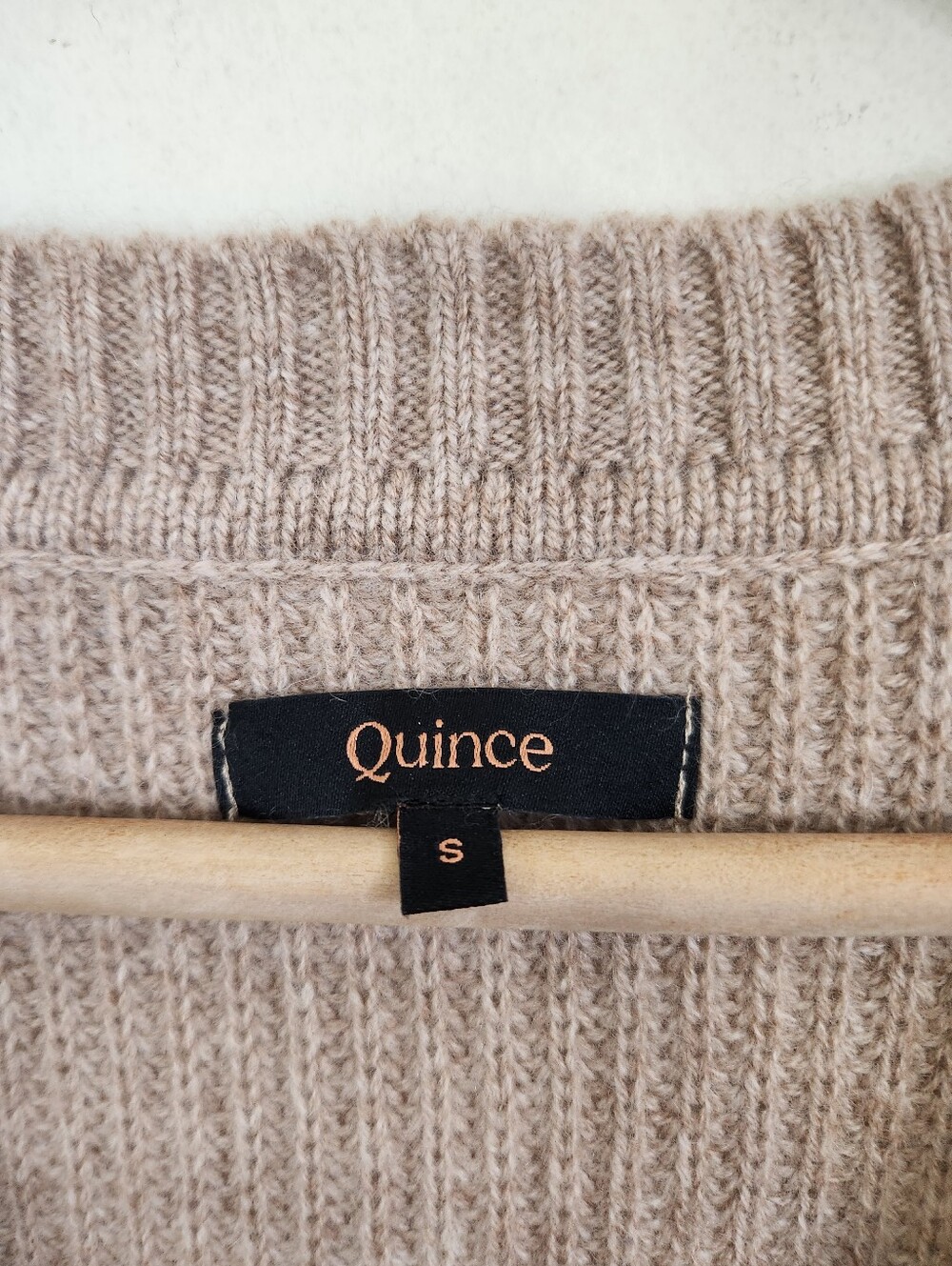 Quince Mongolian Cashmere Fisherman Sweater Vest - Picture 7 of 8